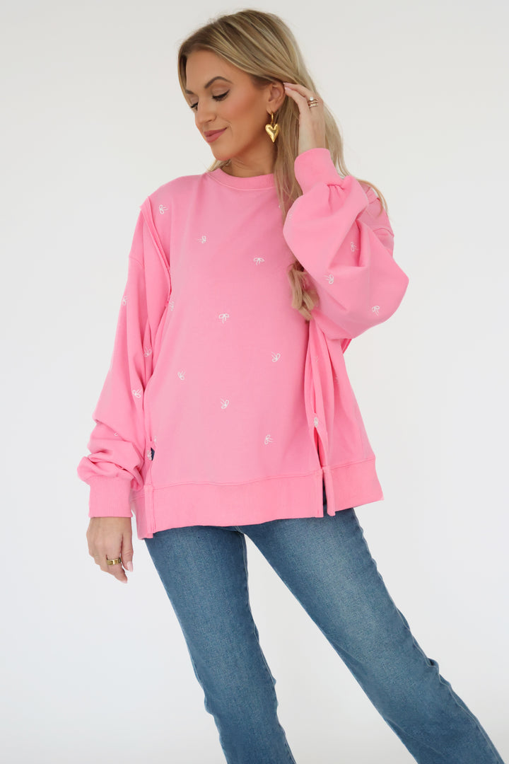 Lulu Bow Sweatshirt