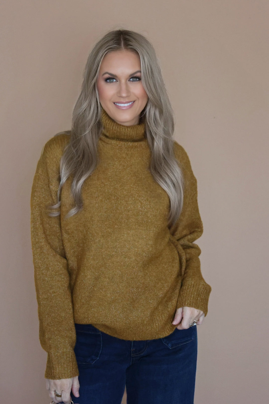 Good Thing Sweater- Camel