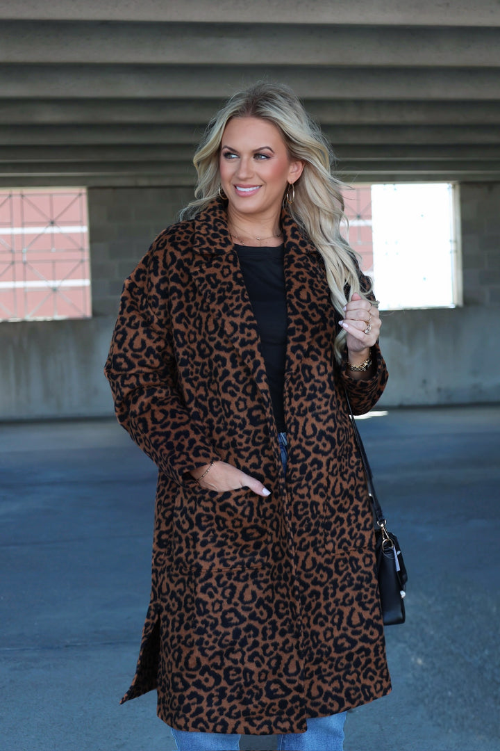 Animal Instinct Leopard Coat