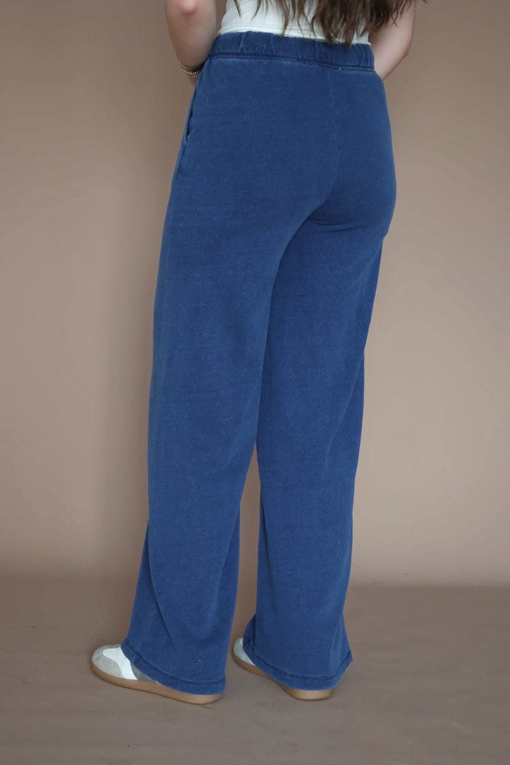 Hunter Knit Denim Pant- Indigo