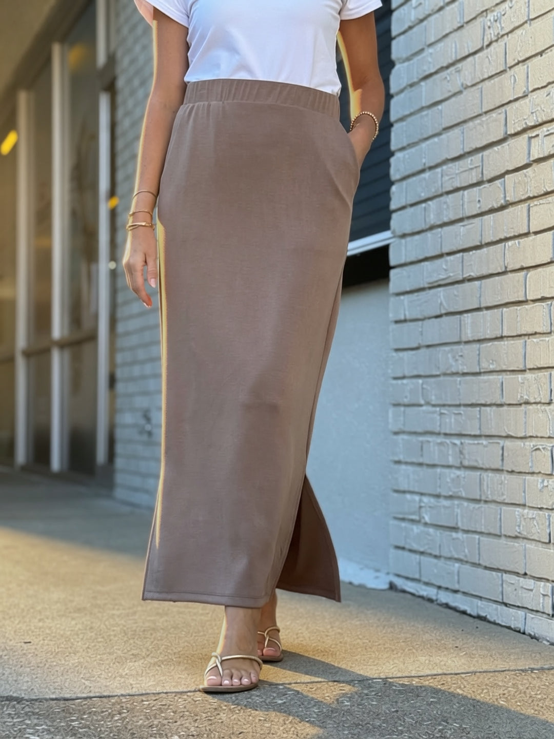 Travel Midi Skirt