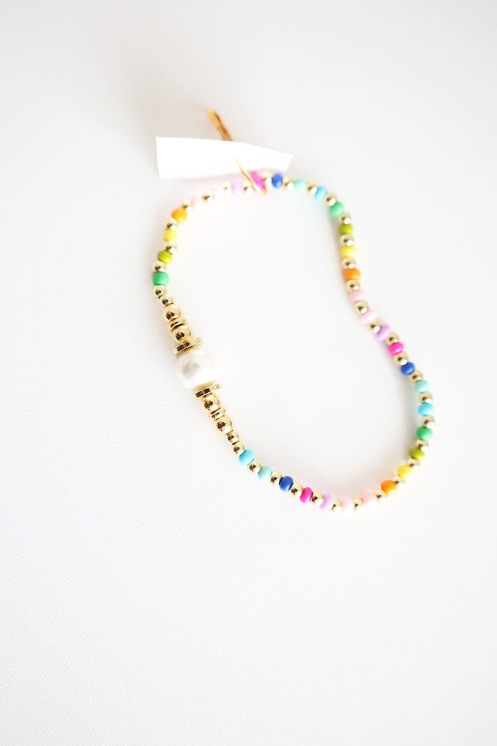 Hapy Heart Beaded Bracelet