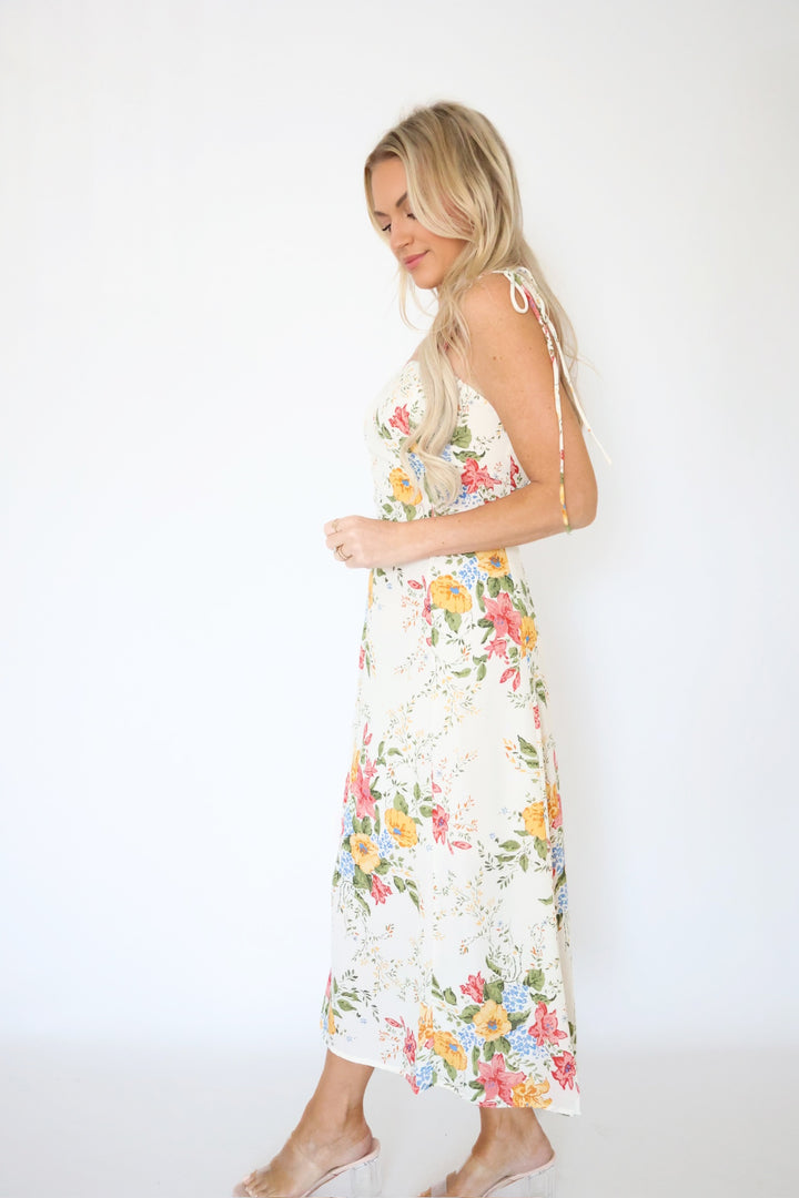 Jillian Floral Midi Dress