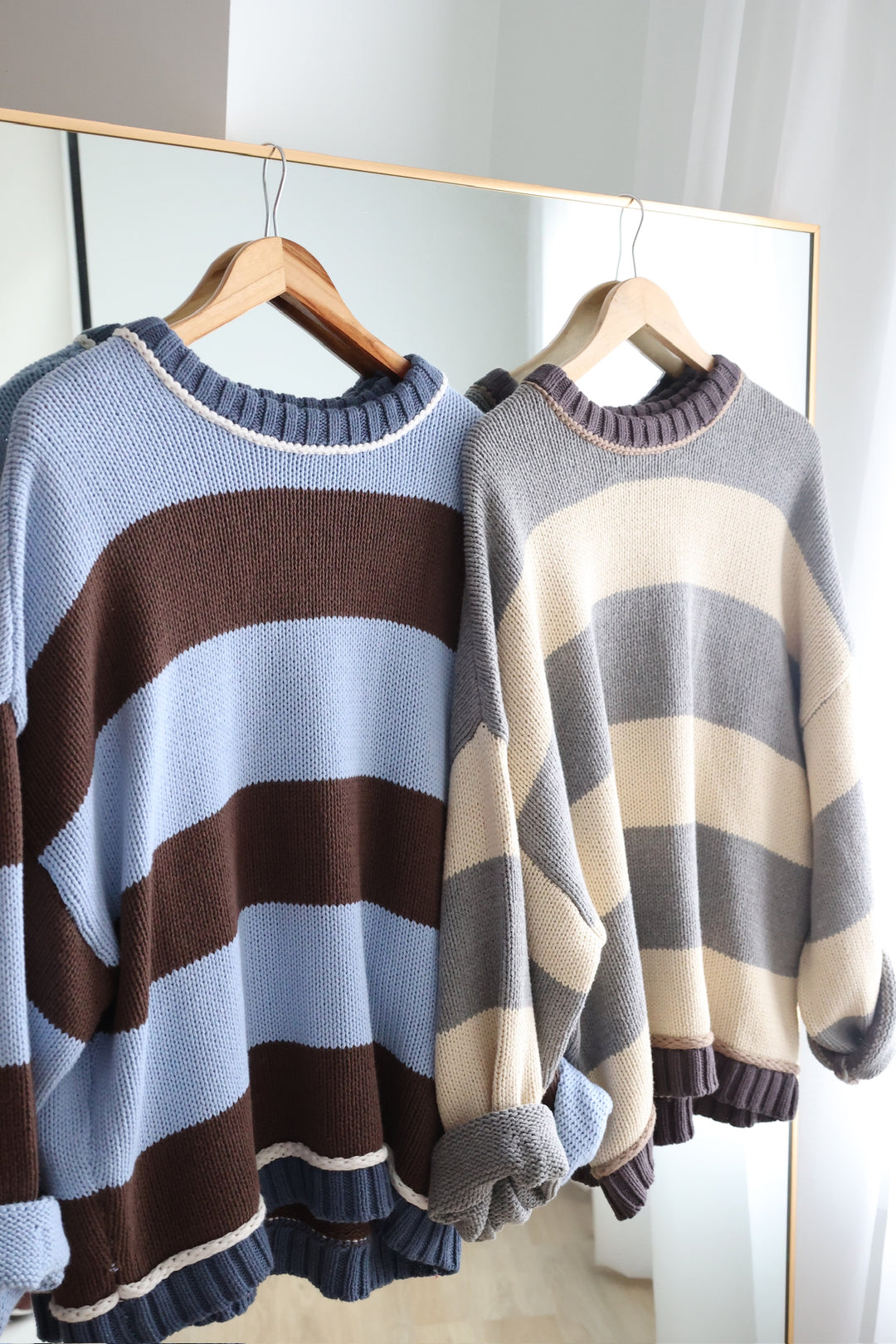 Road Map Sweater- Blue