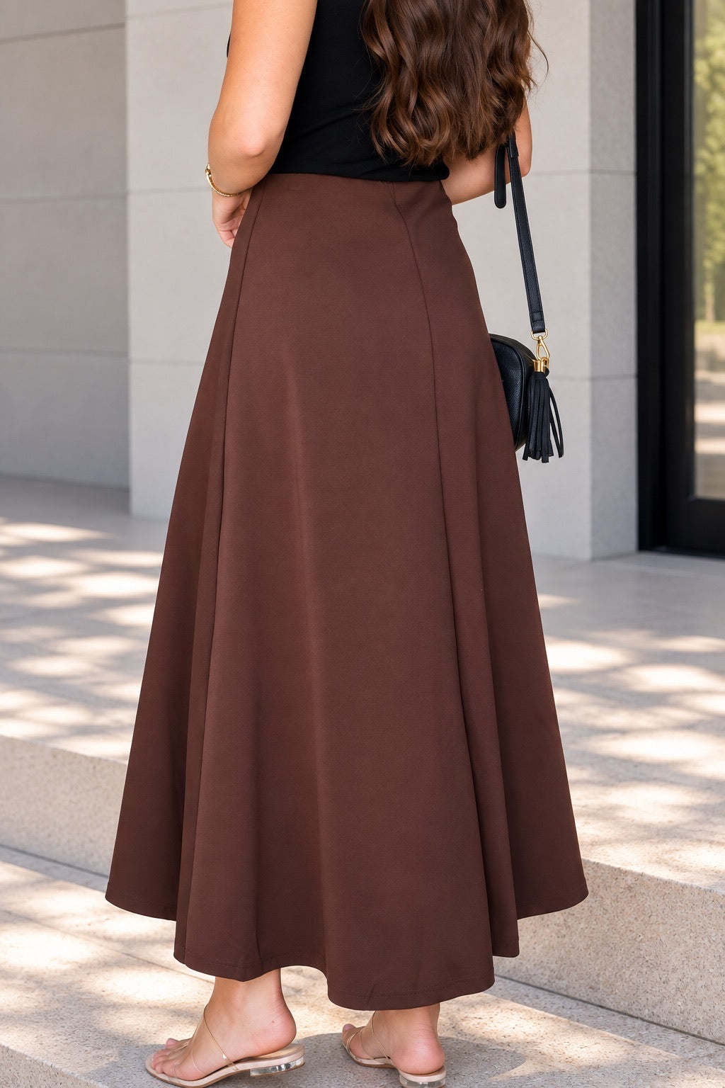Forever Skirt- Brown