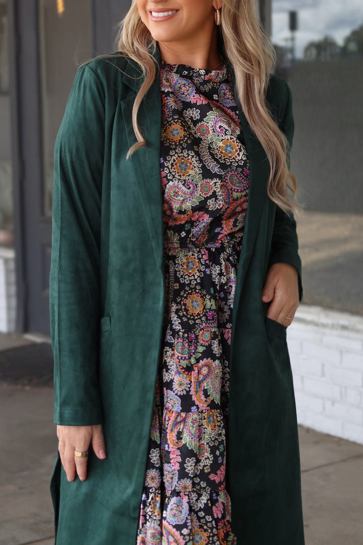 Jameson Cardigan- Hunter Green