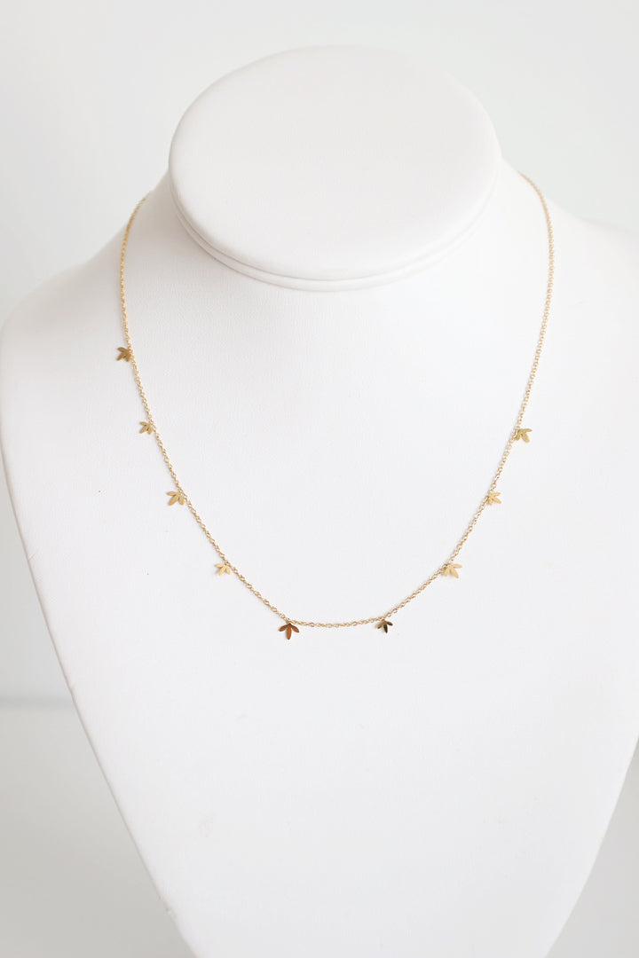 Station Leaf Necklace