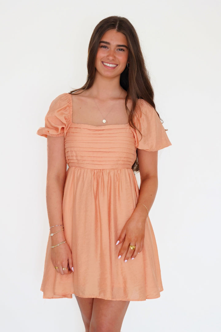 Avery Puff Sleeve Mini Dress