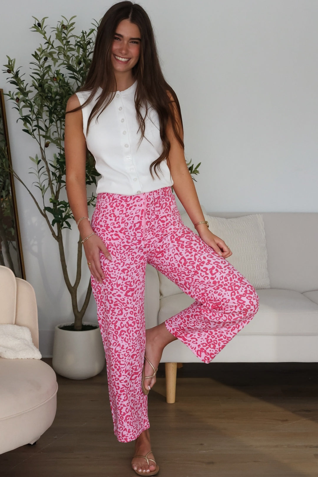 Abby Button Tank