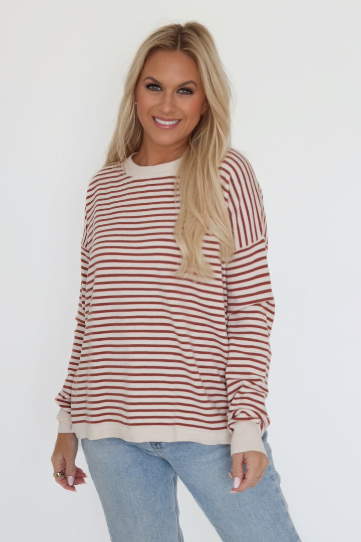 Lydia Striped Sweater