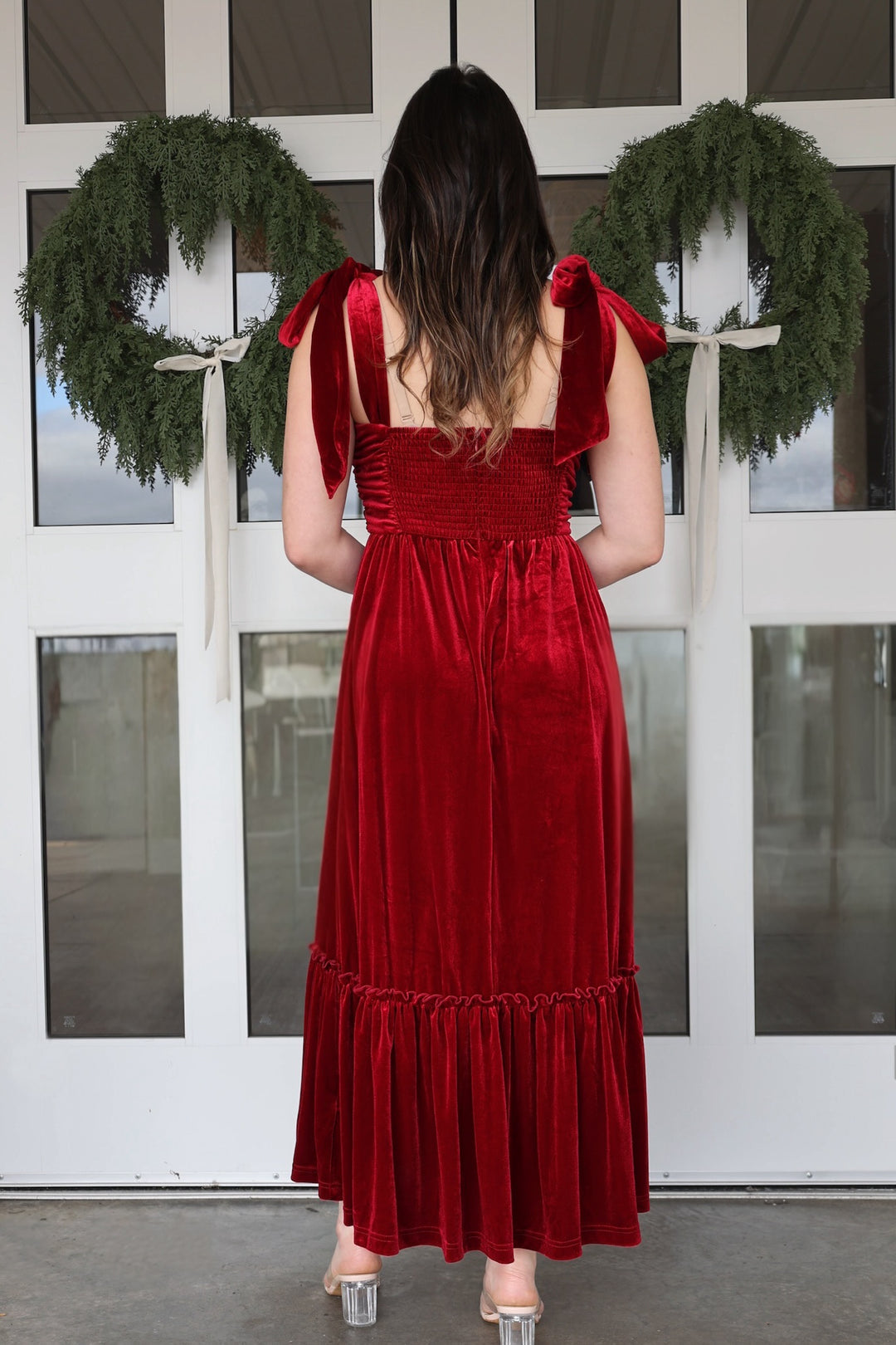 Olivia Velvet Maxi Dress