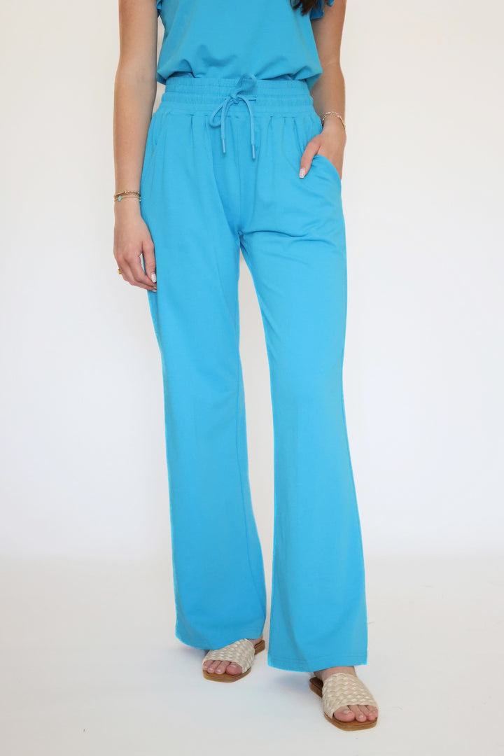 Quincy Pants - Malibu Blue