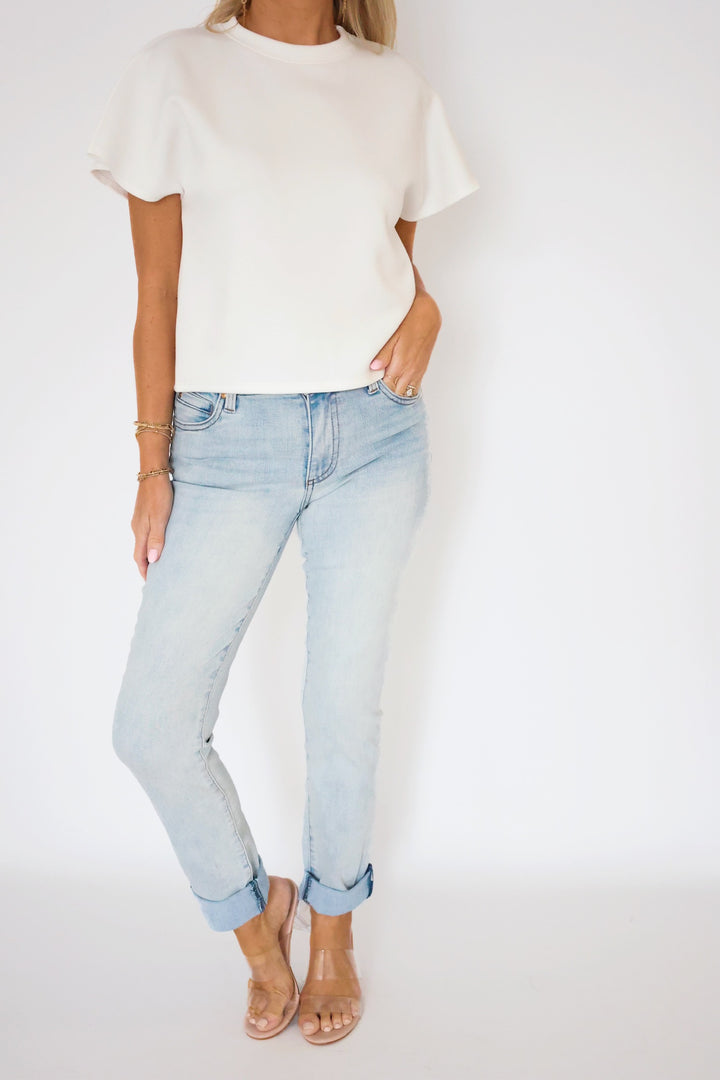 Catherin Boyfriend Jean - Light Base