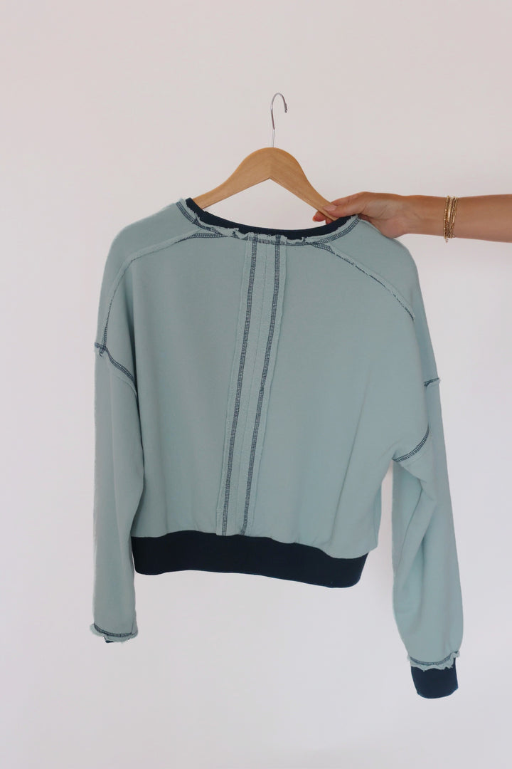 EcoWash Sweatshirt- Blue