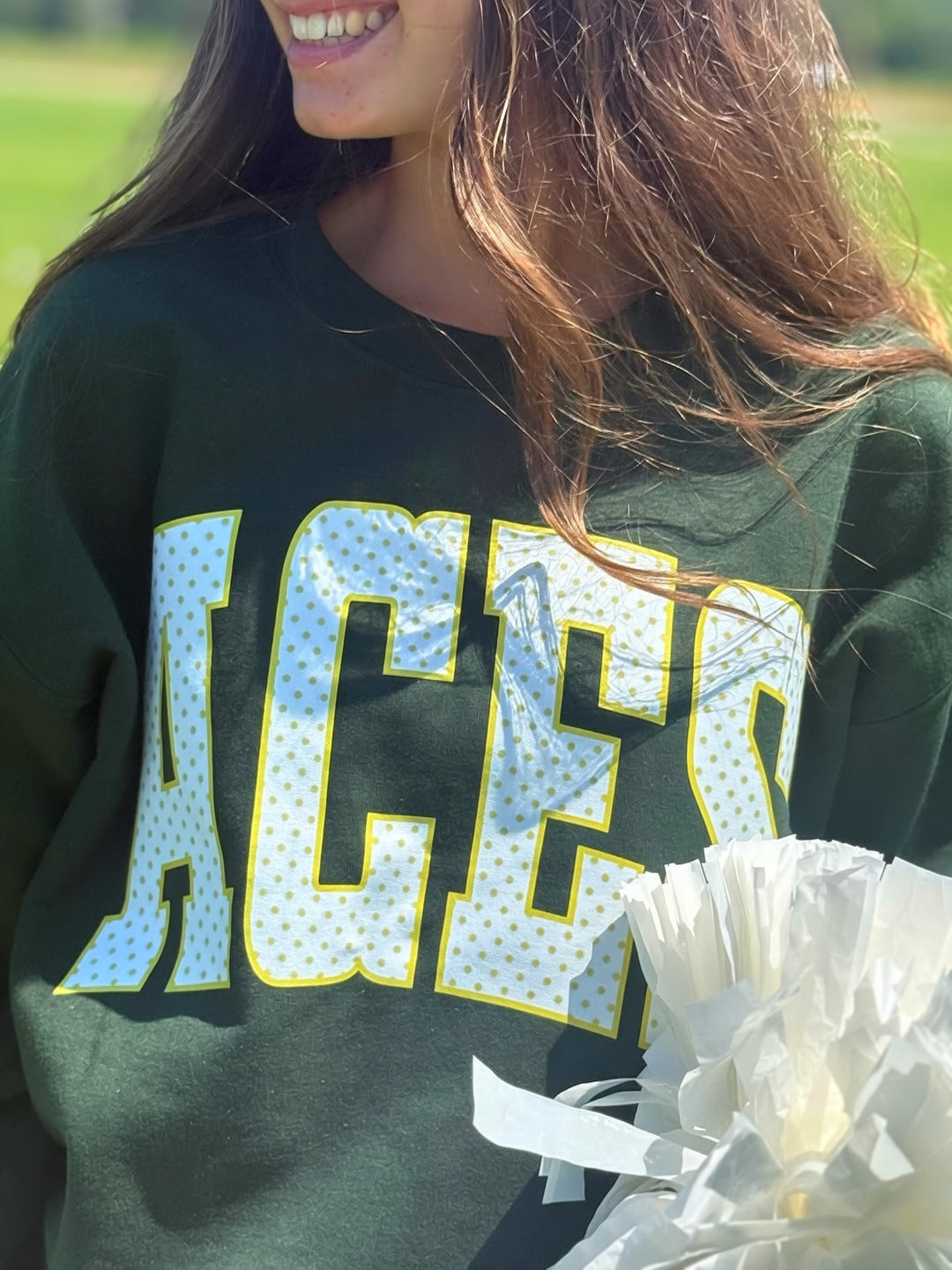 Polka Dot Team Sweatshirt- ACES