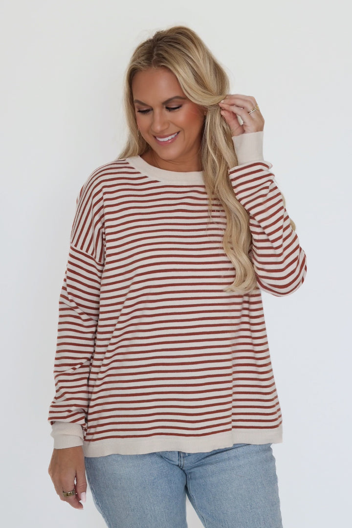 Lydia Striped Sweater