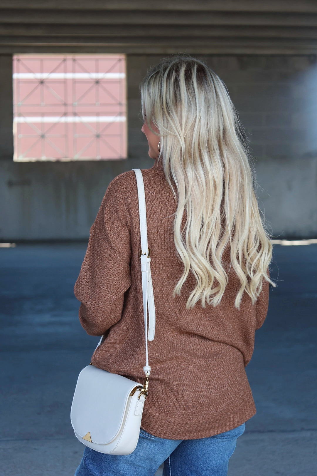 Sydney Cowlneck Sweater - Camel