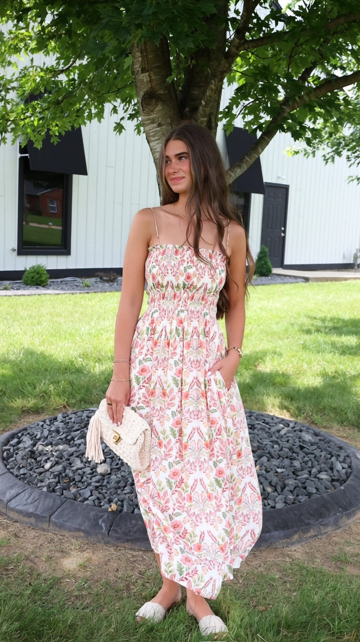 Cornelia Floral Midi Dress