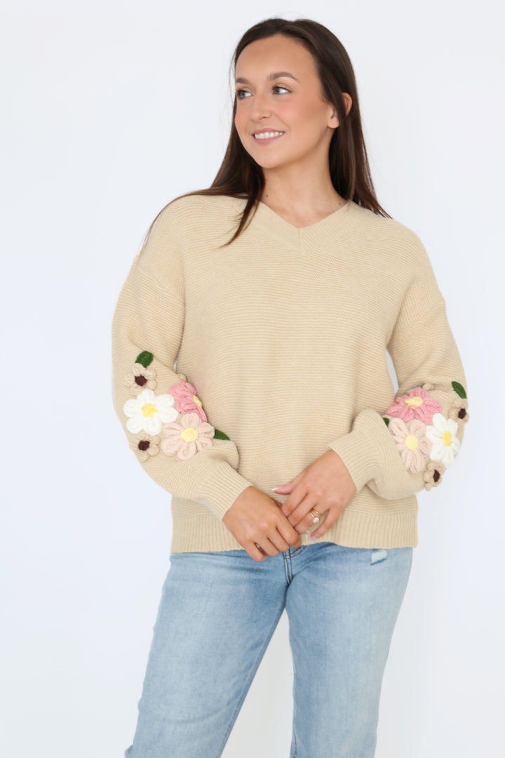 Riley Floral Sweater