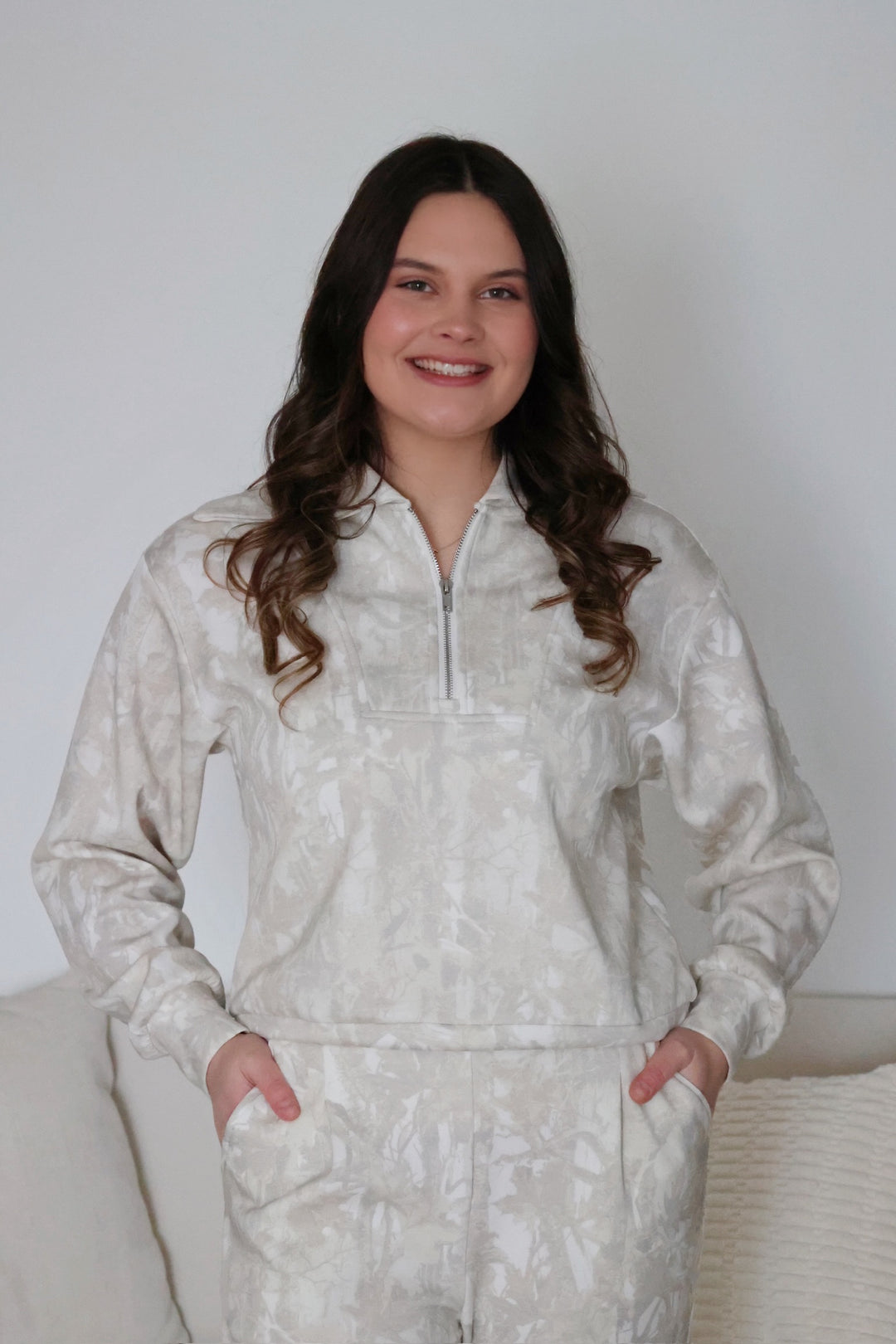 Penelope Camo Pullover