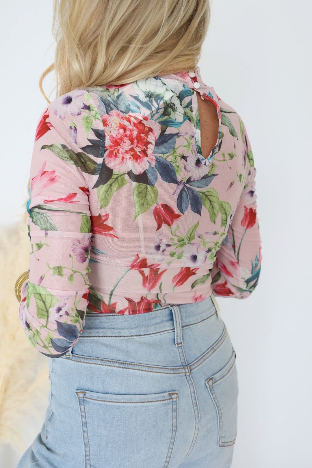 Full Bloom Mesh Top