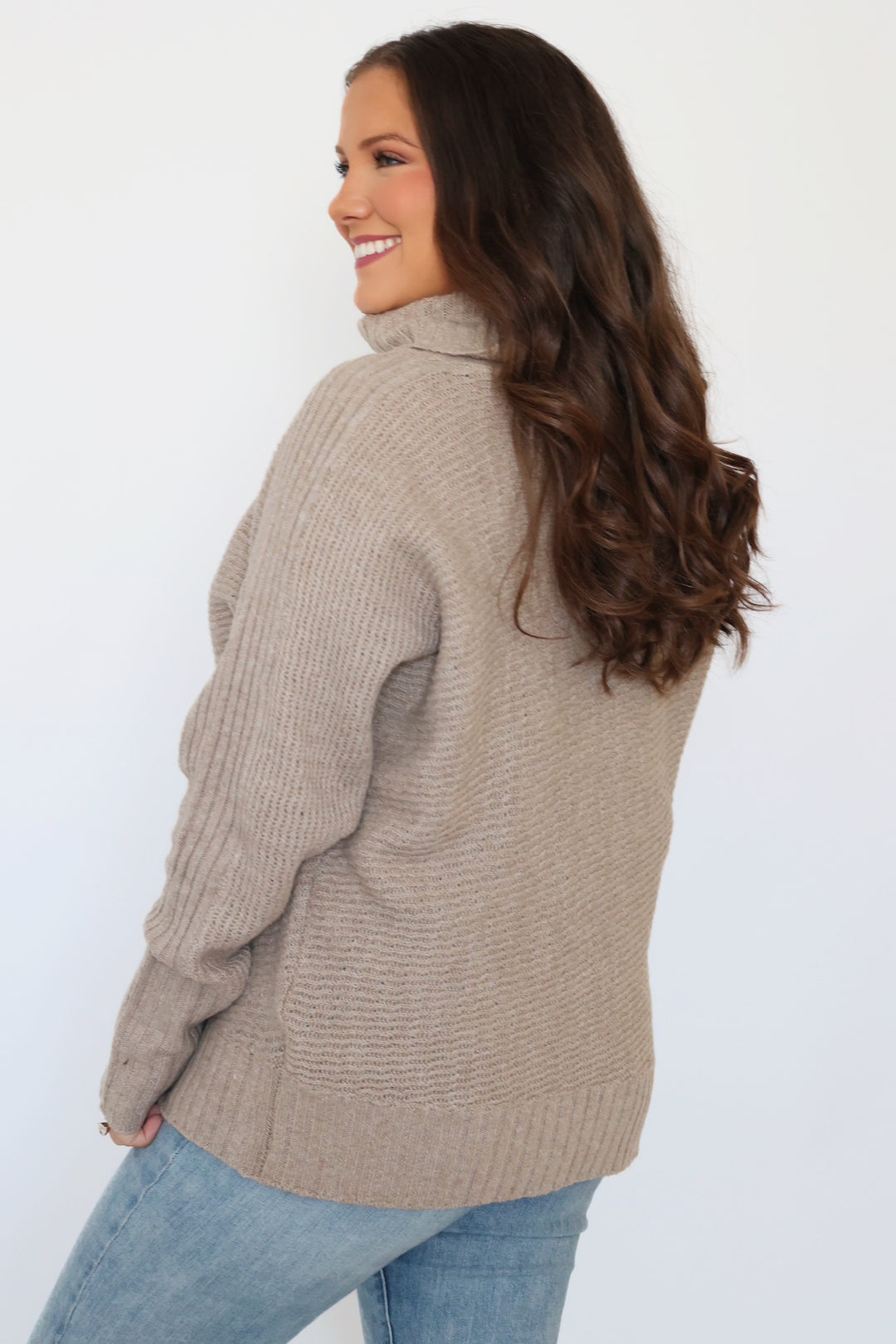 Cozy Layer Sweater - Mushroom