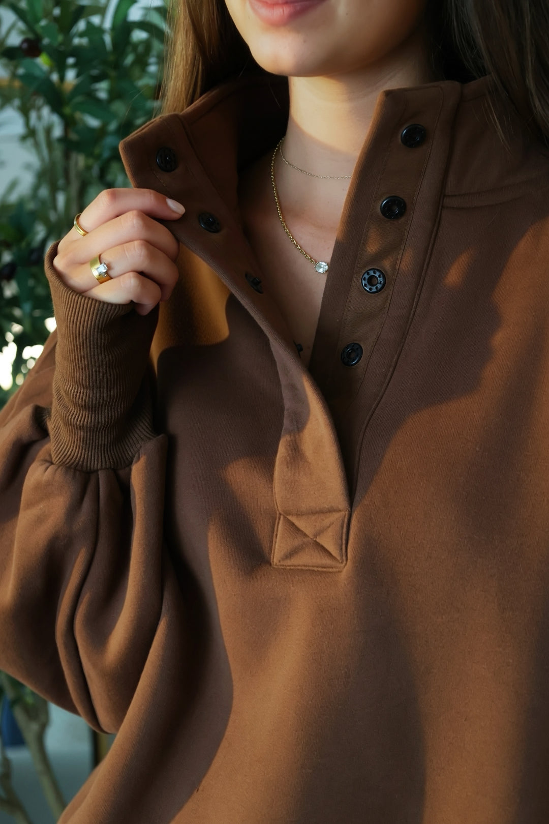 Harrison Sweatshirt- Brown