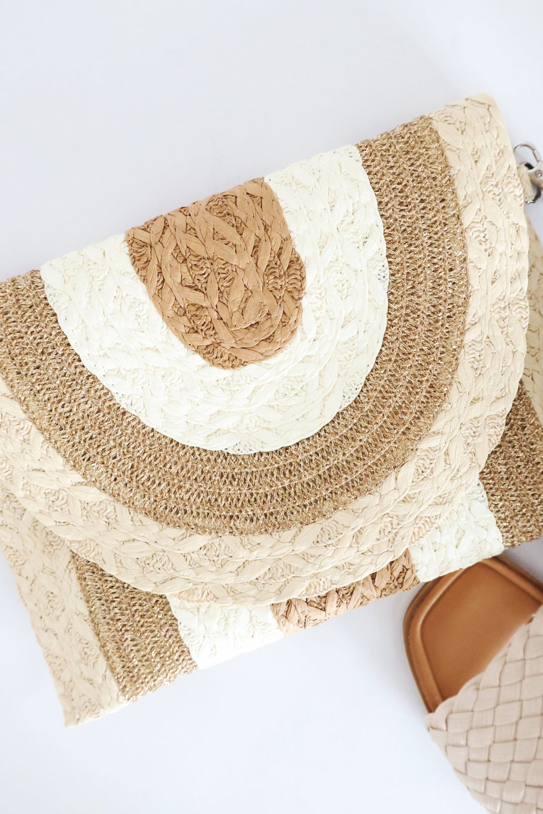 Straw Envelope Clutch