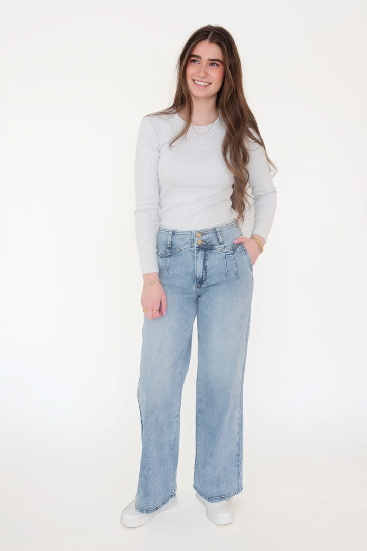 Meg Wide Leg- Zenith