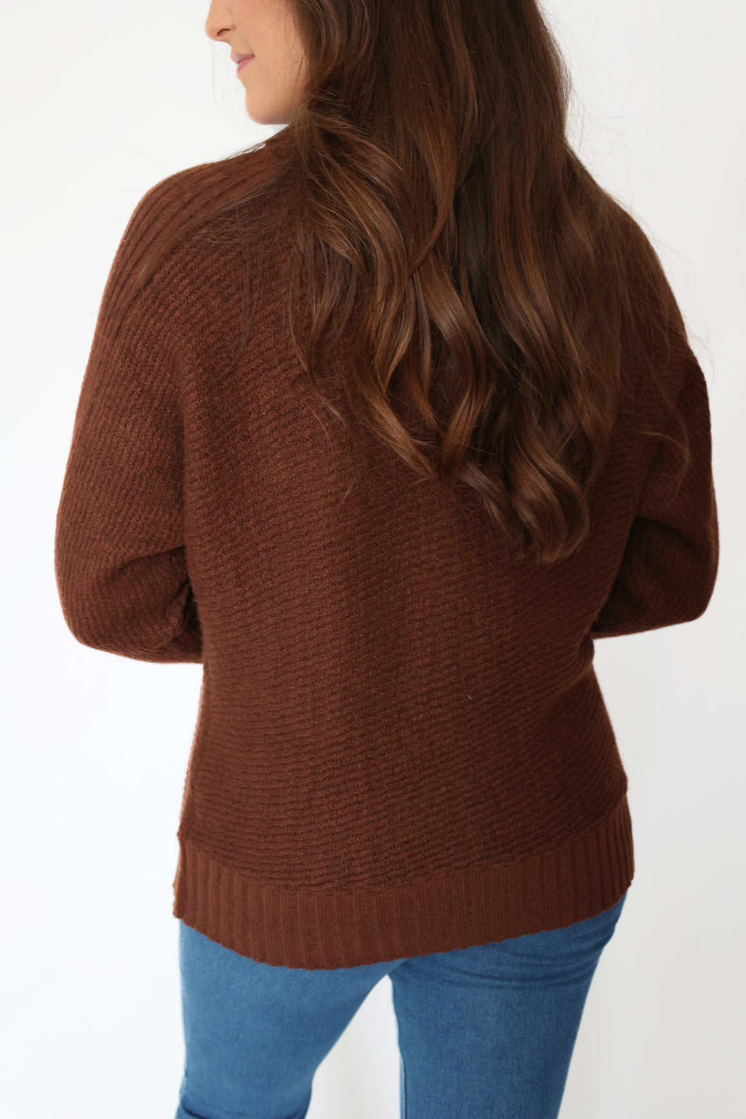 Cozy Layer Sweater - Dark Brown (FINAL SALE)