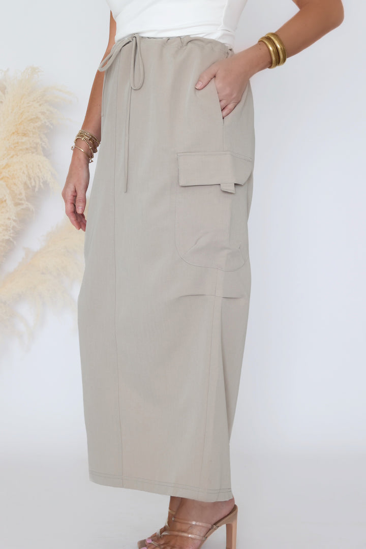 Utility Maxi Skirt