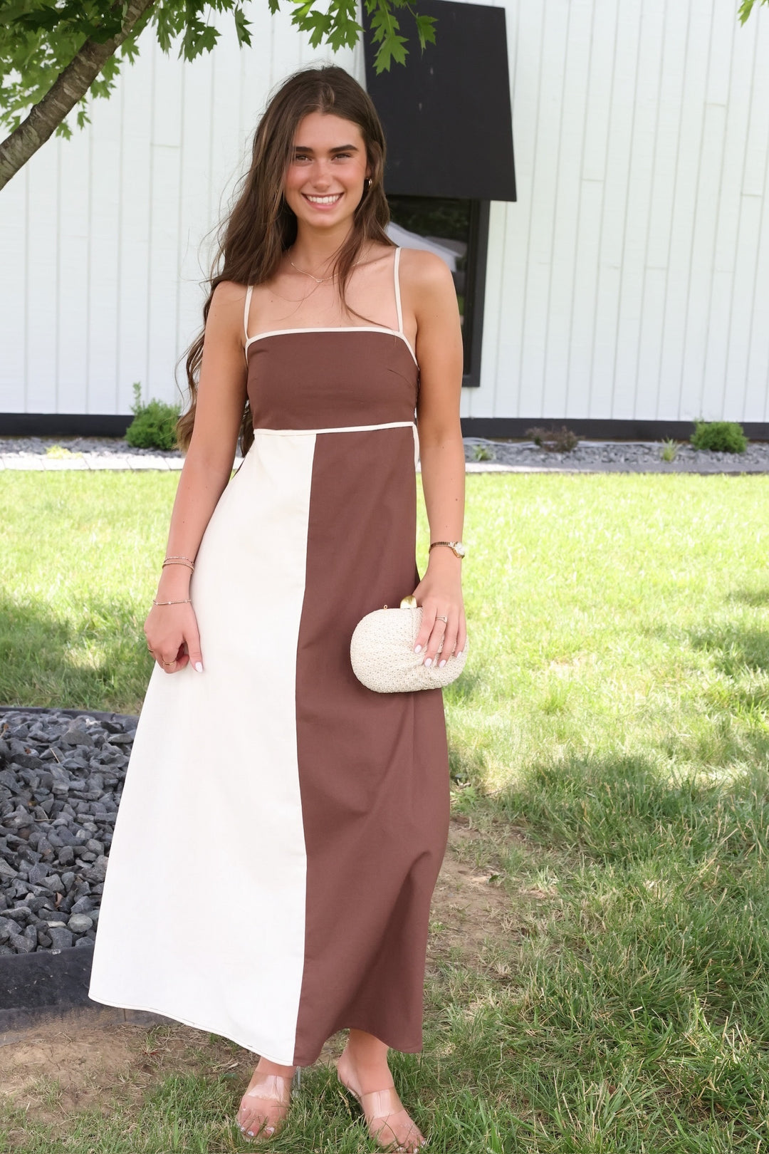 Liza Block Maxi Dress
