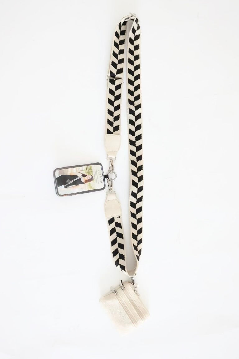 Clip & Go Chevron Strap With Pouch