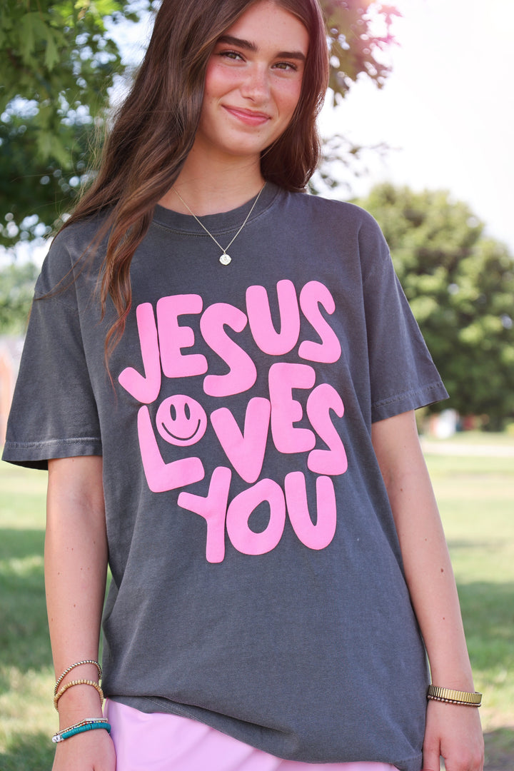 Smile Jesus Loves You Tee