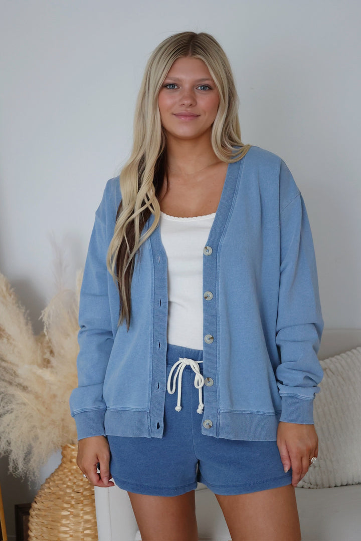 Dazed End Denim Cardigan