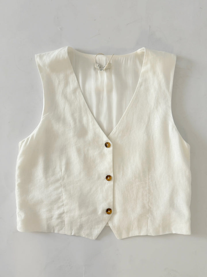 Marta Linen Vest