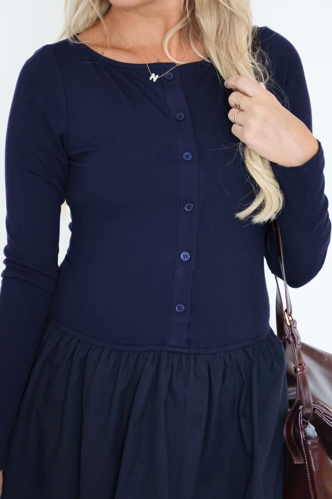 Olivia Knit Top Mini Dress