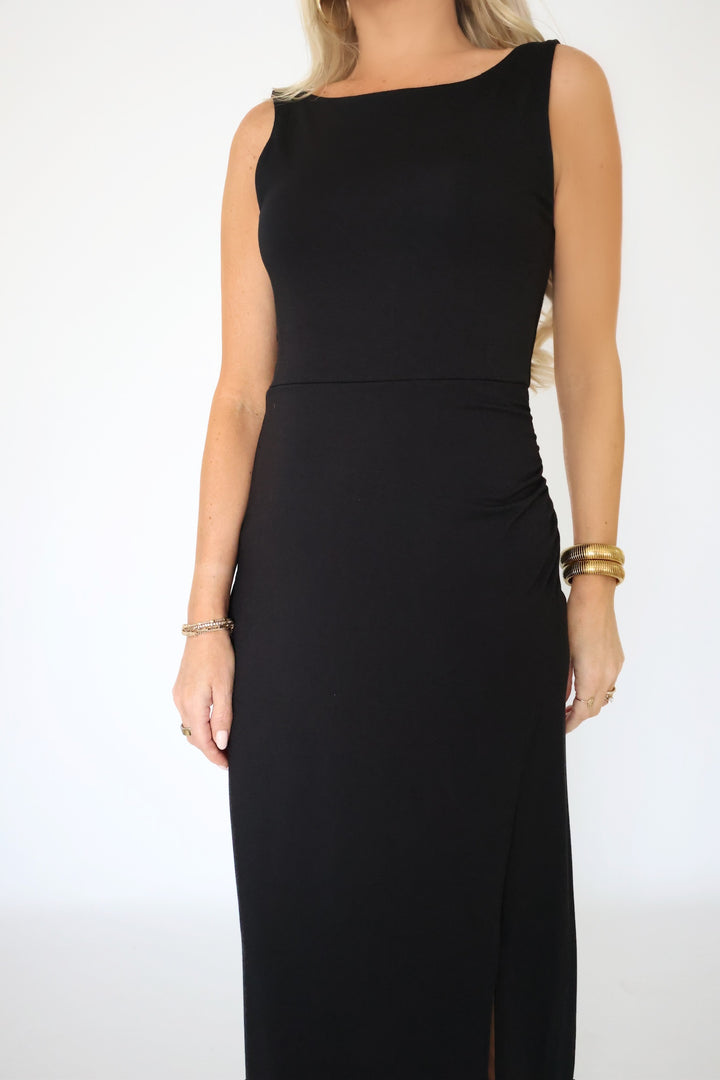 Valencia Midi Dress - Black