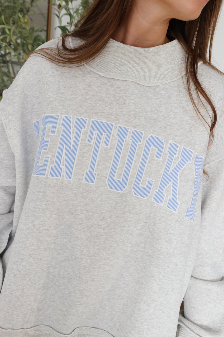 Kentucky Applique Mock Neck