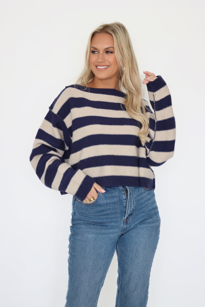Janna Stripe Sweater