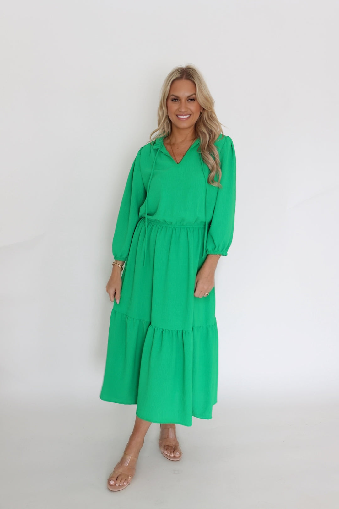 Any Occasion Dress- Kelly Green