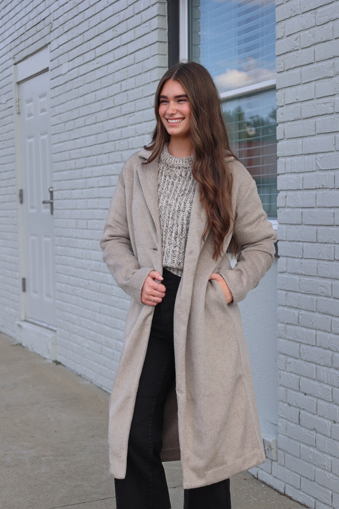 Mason Luxe Coat- Smokey