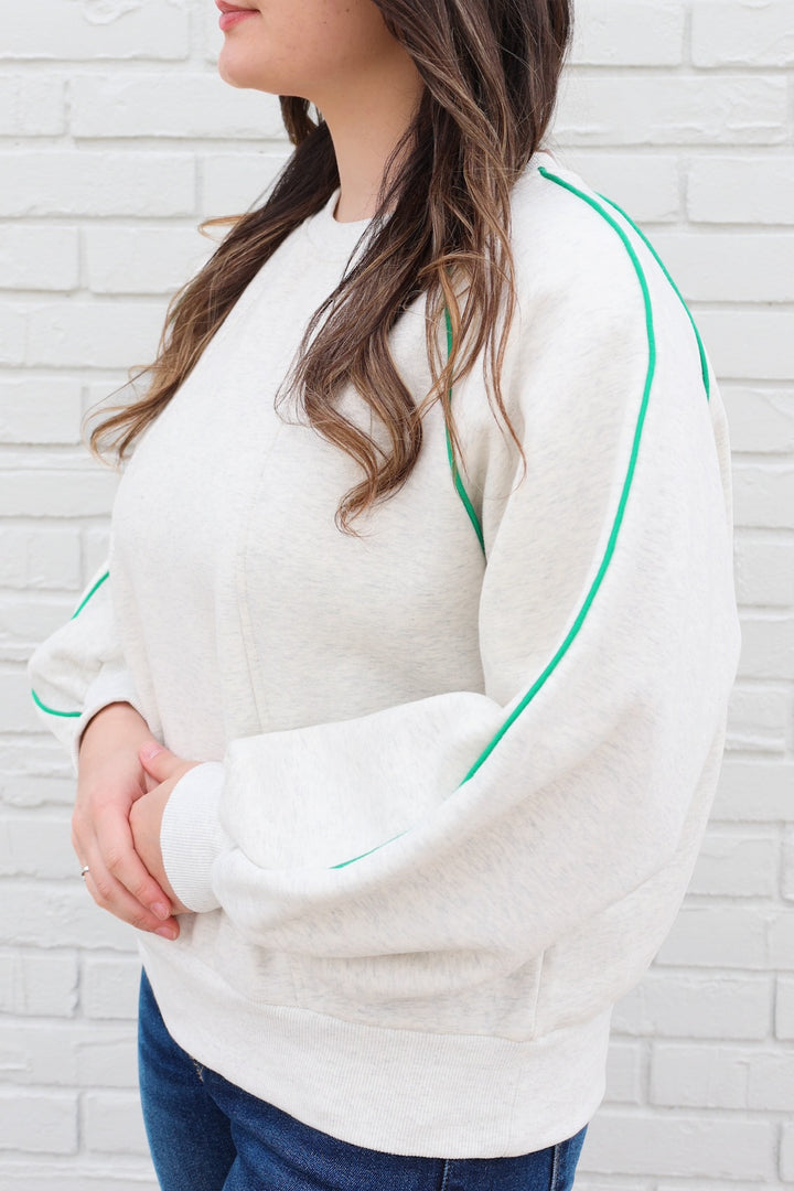 Amelia Piping Pullover
