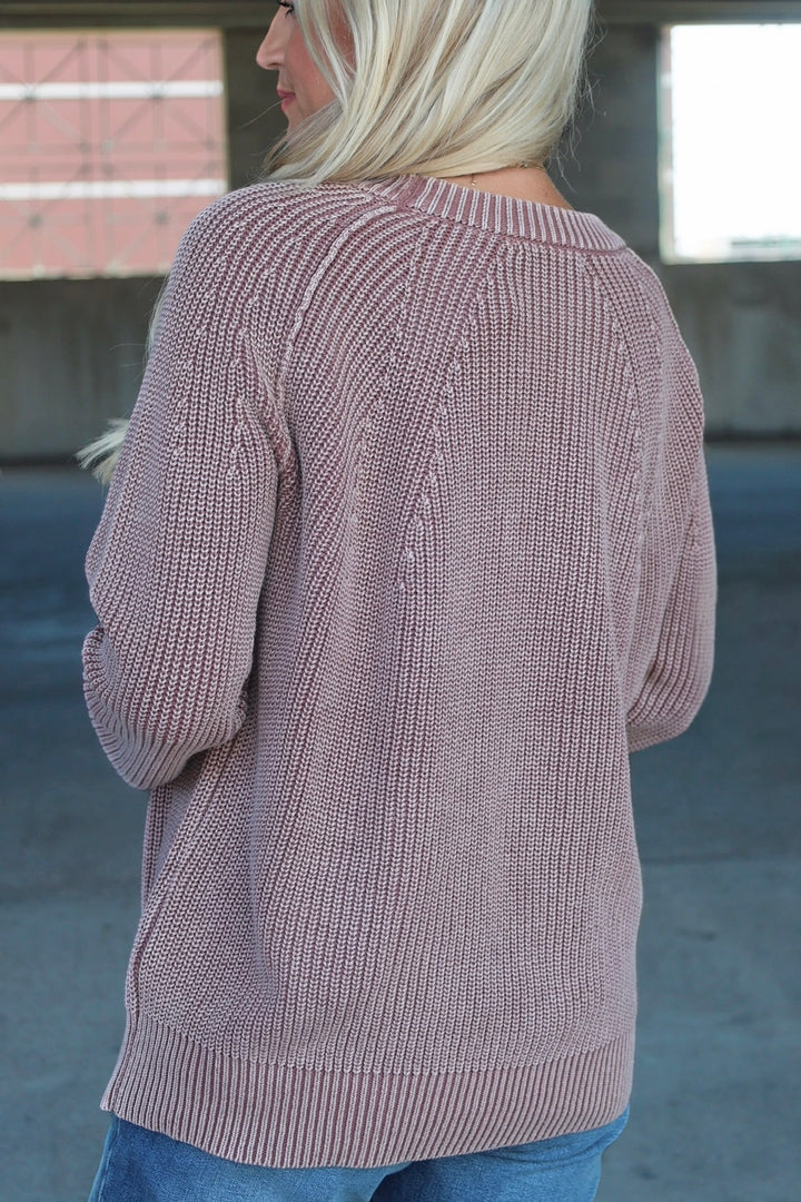 Jayla Sweater- Marsala