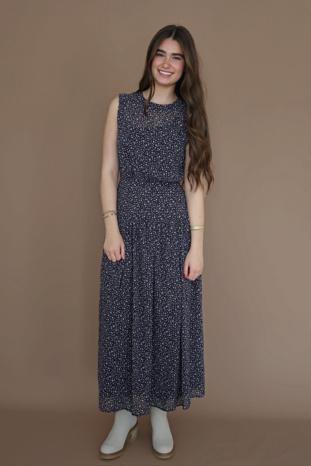 Etta Aspen Floral Midi Dress