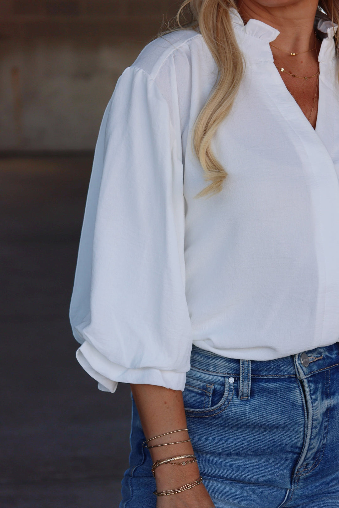 Lovely Blouse- White