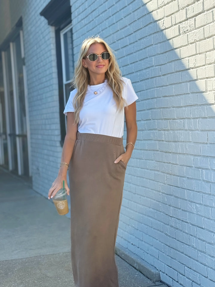 Travel Midi Skirt