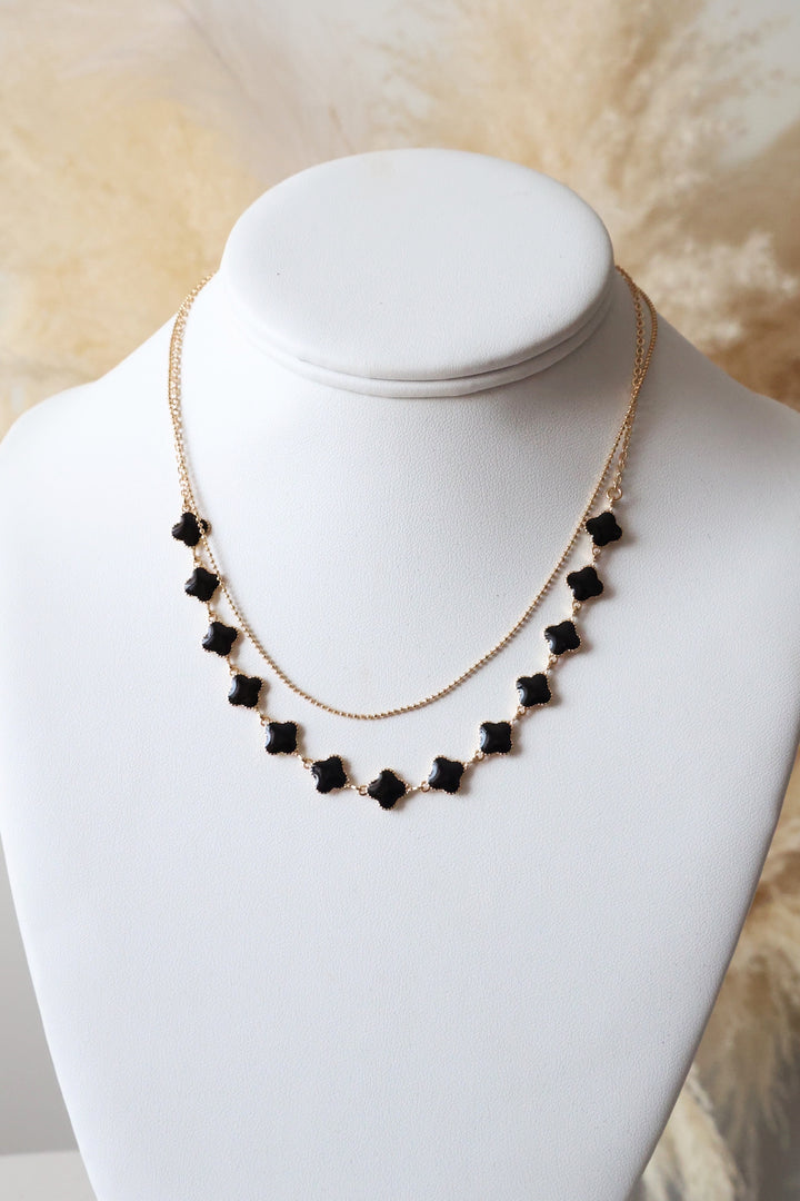 Just My Luck Layered Clover Necklace