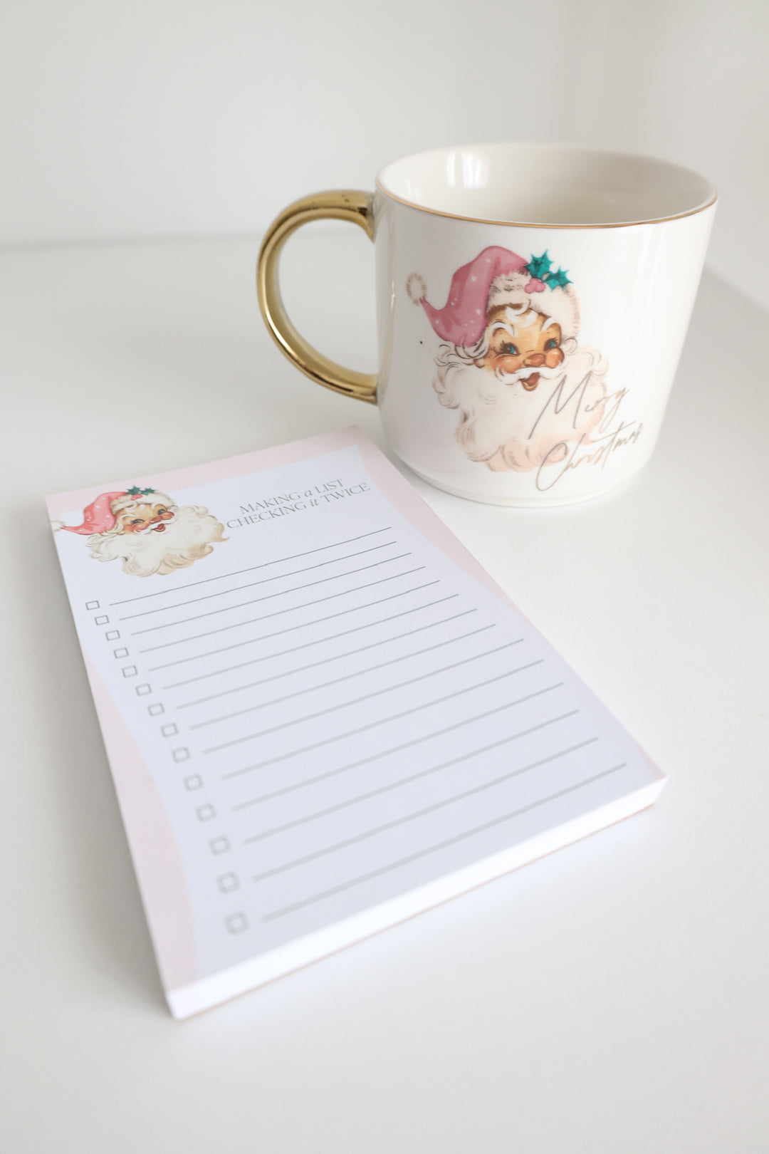 Vintage Santa Notepad