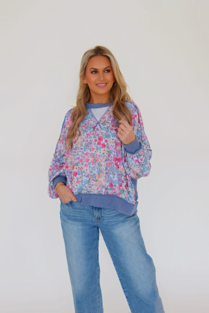 Brylee Top- Denim
